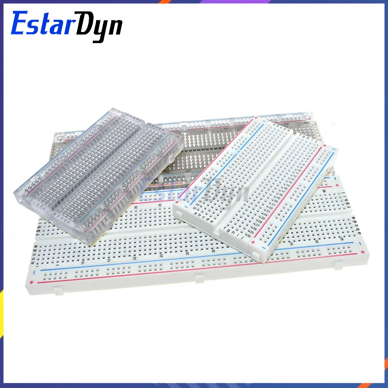 Breadboard 400 Point - Estardyn MB102 Placa de Prototipagem Sem