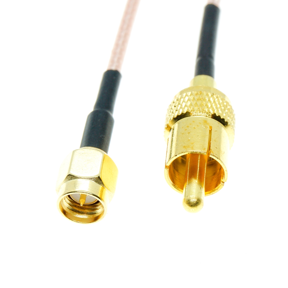 Jumper Wire Kit - RG316 RCA MACHO para SMA Macho