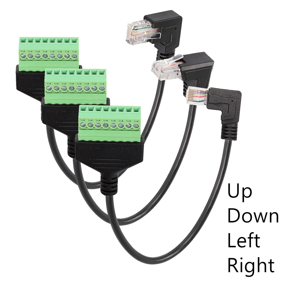 Screw Terminal Block - Rj45 para parafuso bloco terminal 8p