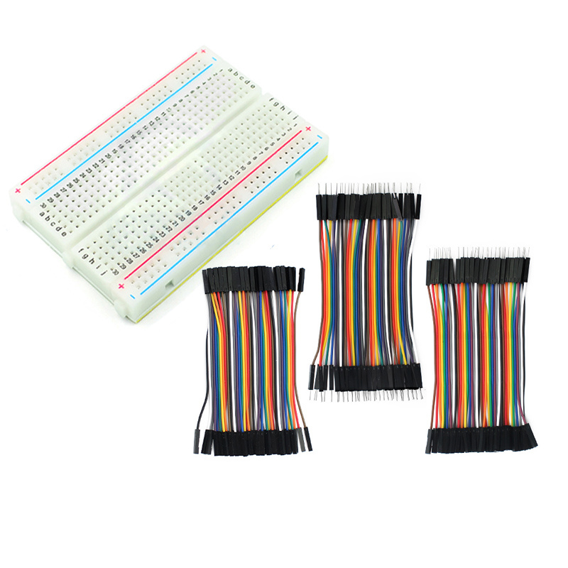 Breadboard 400 Point - Kit de placa de ensaio de
