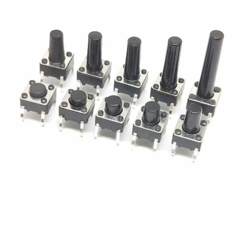 Perfboard - 50 peças 6x6mm tátil mini botão