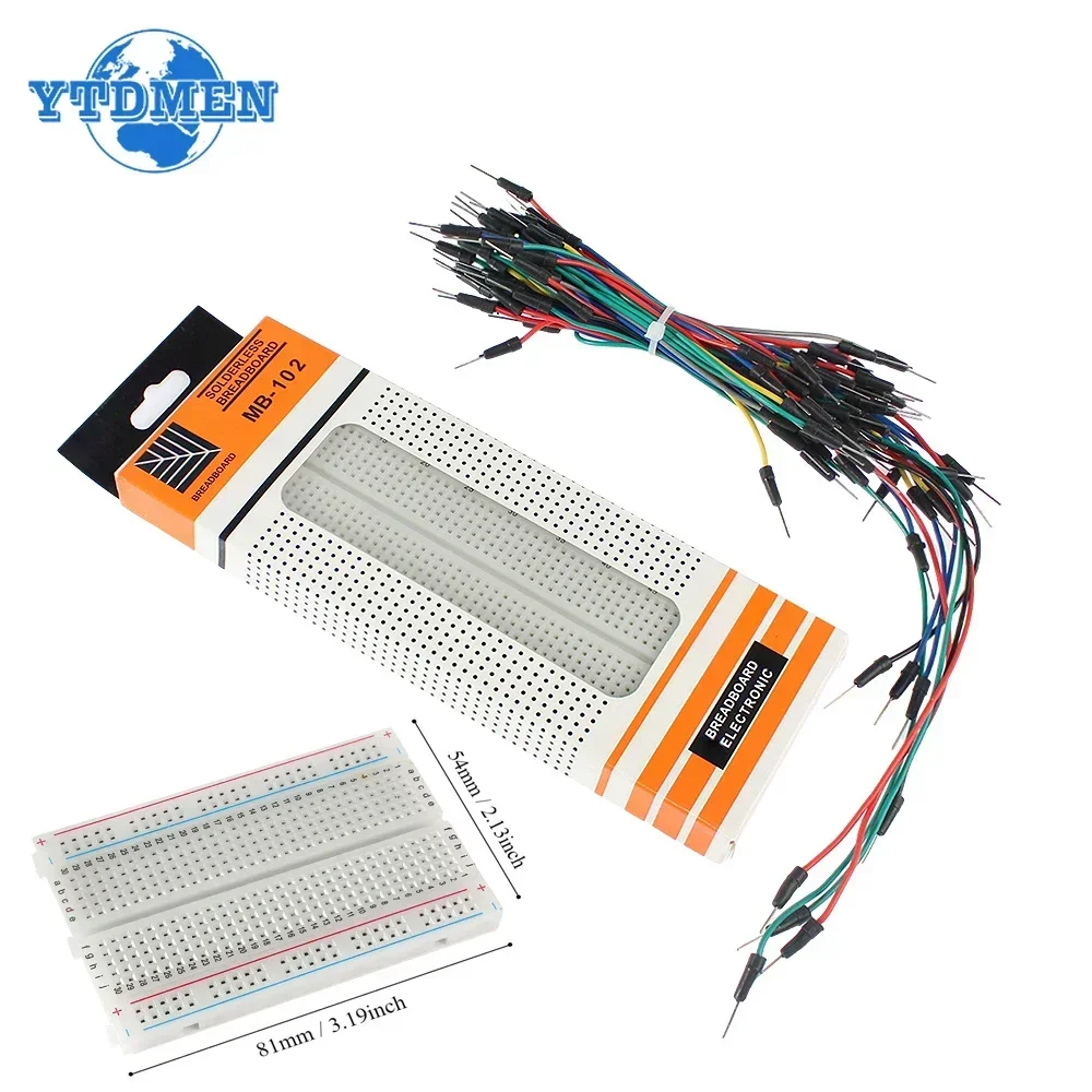 Breadboard 400 Point - MB-102 placa de ensaio 400 830