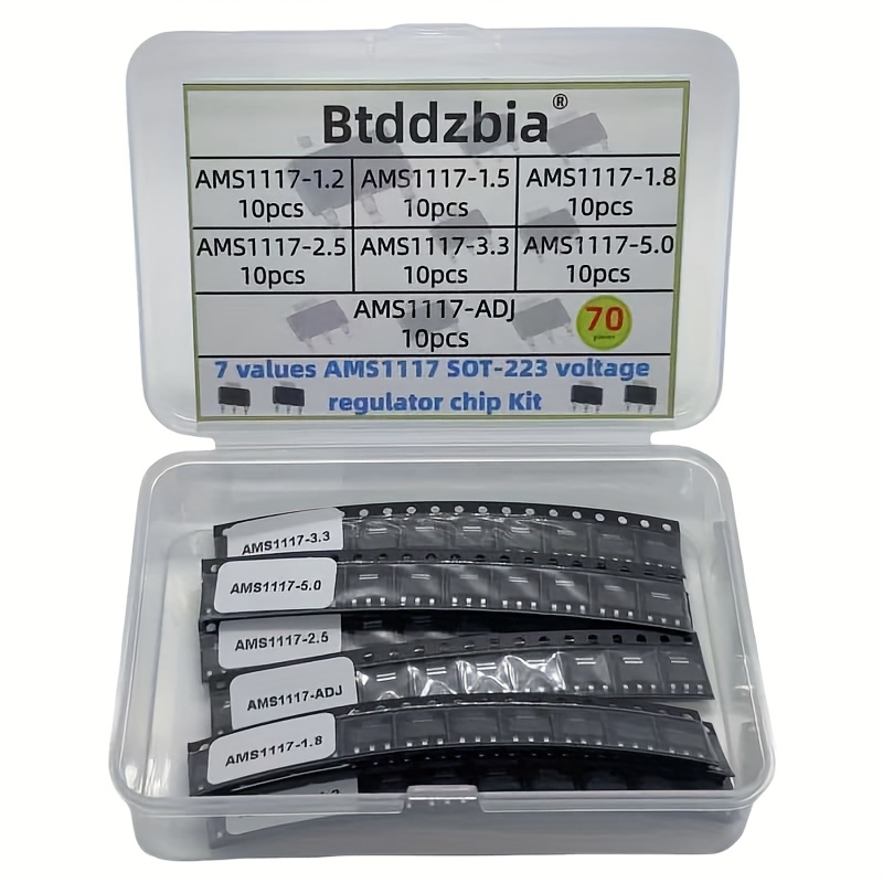 70pcs kit regulador de tensão  - Ams1117 Module avaliação e preço