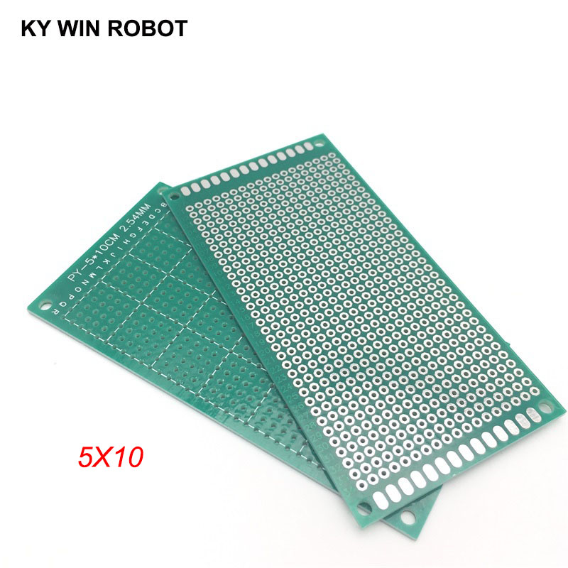 1 pces 5x10cm 50x100mm único l - Pcb Prototyping Board avaliação e preço