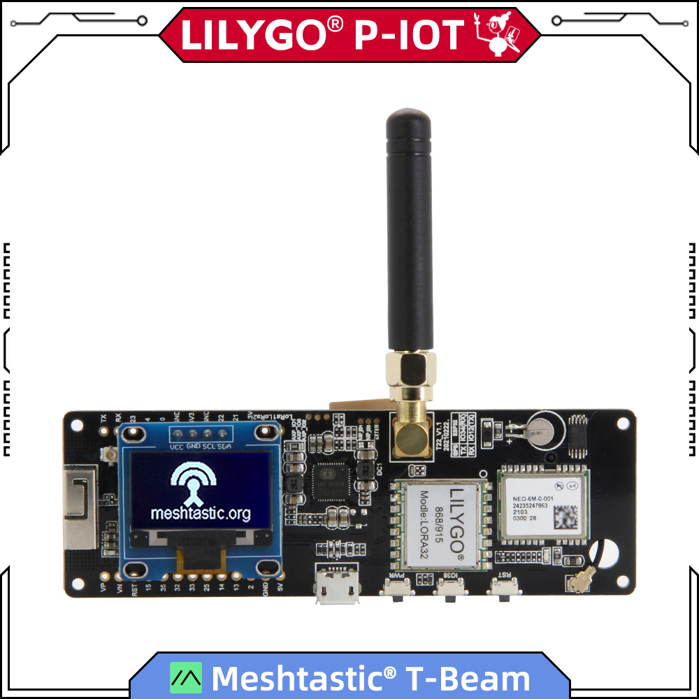 LILYGO® TTGO Meshtastic T-Beam - Esp32 Battery Holder Lipo avaliação e preço