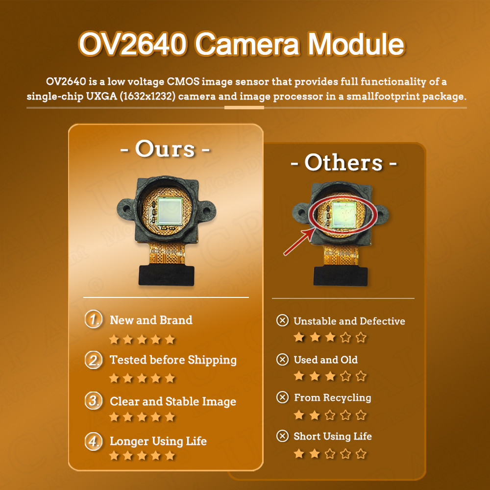 Novo Módulo de Câmera OV2640 p - Perfboard avaliação e preço