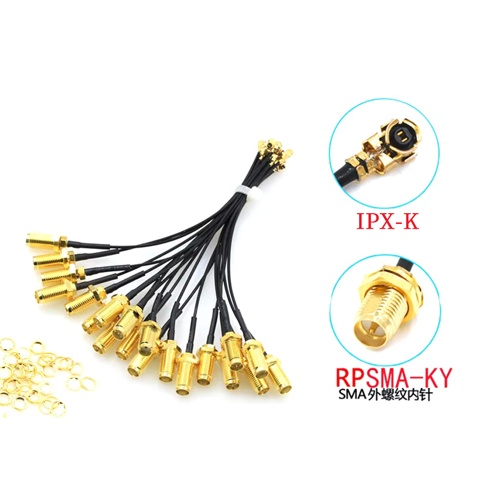 5 pces RP-SMA fêmea para u. fl - Ipex Connector avaliação e preço
