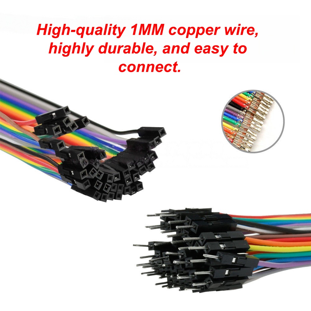 Cabo Jumper Dupont 40P de 10/1 - Jumper Wire Kit avaliação e preço