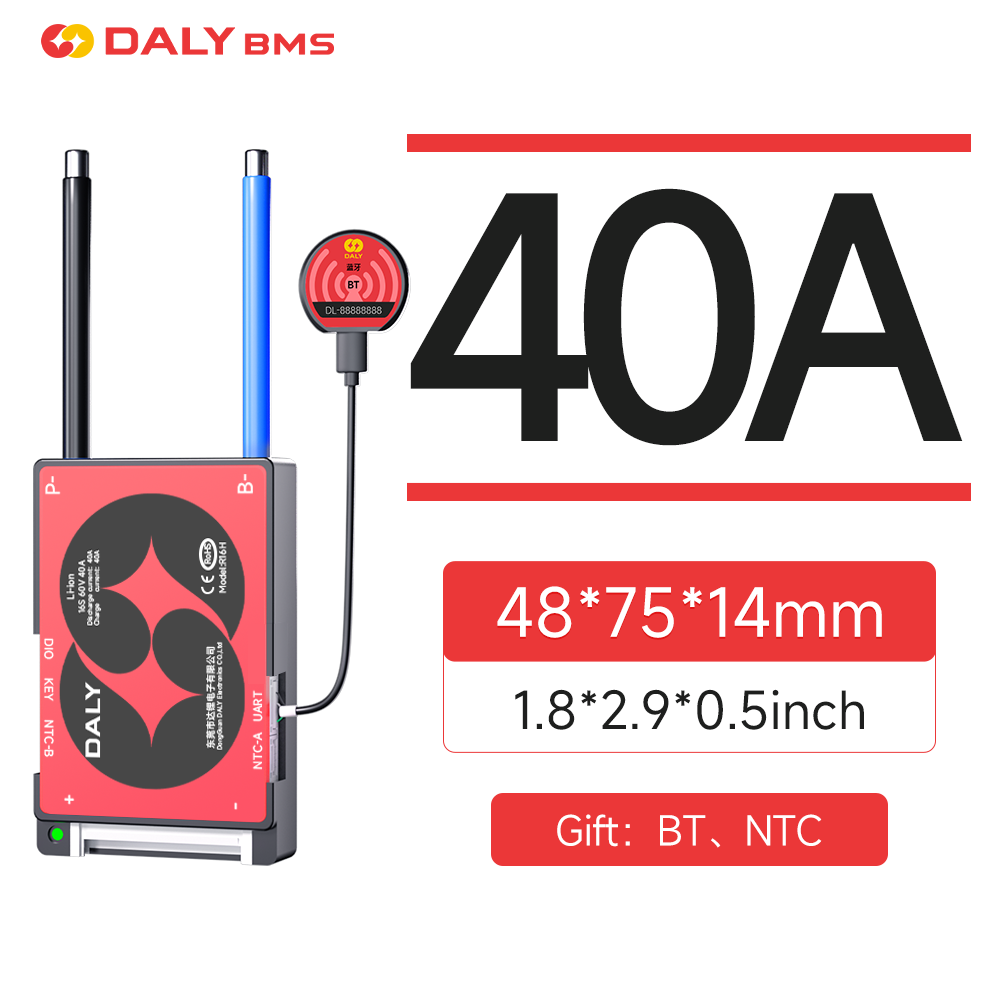 DALY Smart BMS 16S 60V 40A Li- - Proto Board avaliação e preço