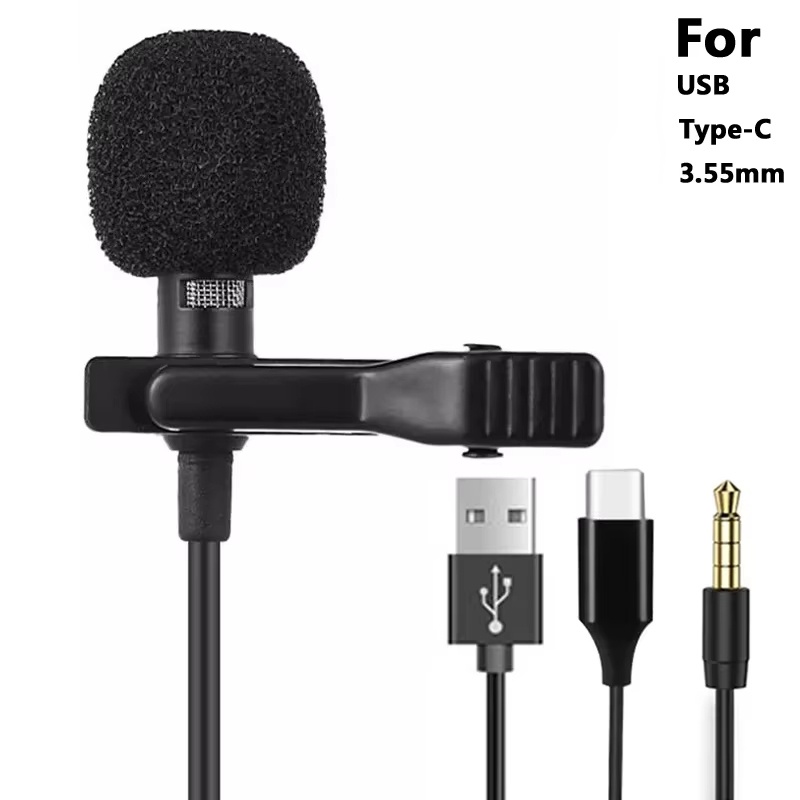 3.5mm mini microfone de lapela - Usb C Cable avaliação e preço