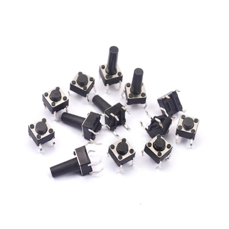 50 peças 6x6mm tátil mini botã - Perfboard avaliação e preço