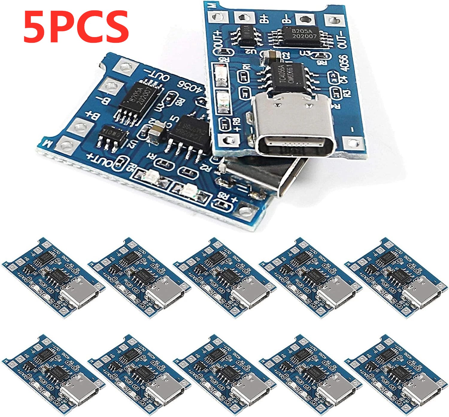 2/5pc tipo-c micro mini 5v1a 1 - Tp4056 Module avaliação e preço