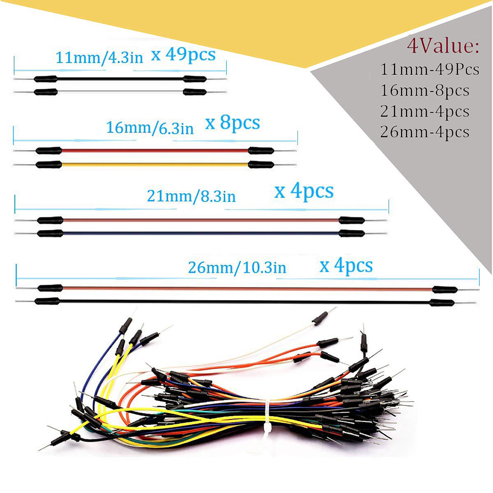 Kit de fio de ligação de tábua - Breadboard 400 Point avaliação e preço