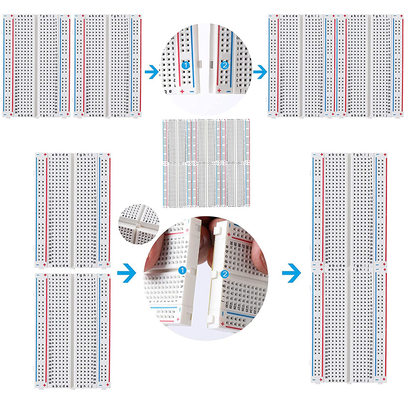 MB-102 mb102 placa de ensaio 4 - Breadboard 400 Point avaliação e preço